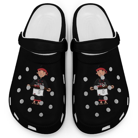 Cute Aesthetic Sushi Guy Clogs