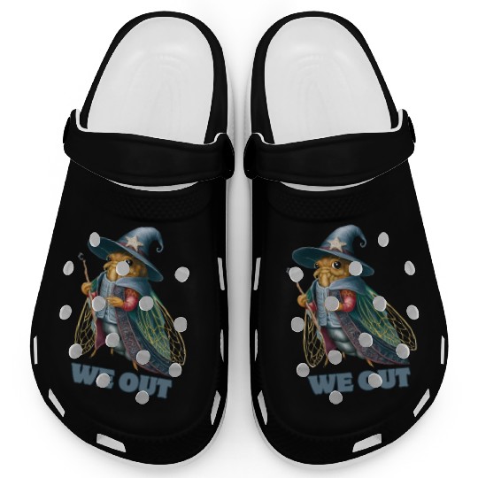 Funny Cicada We Out Cute Cicada Brood Emergence Clogs