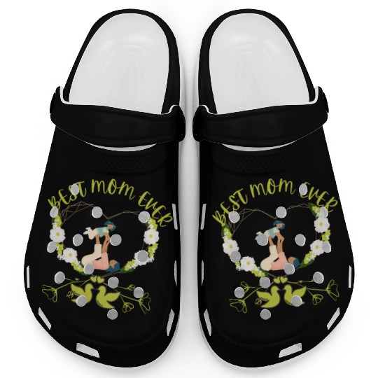 BEST MOM EVER MOTHER AND DAUGHTER DESIGN Clogs