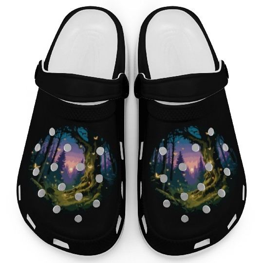 Enchanted Forest: Mystical Twilight Clogs
