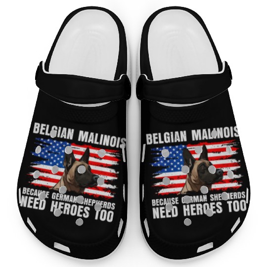 BELGIAN MALINOIS GERMAN SHEPHERDS NEED HEROS TOO Clogs