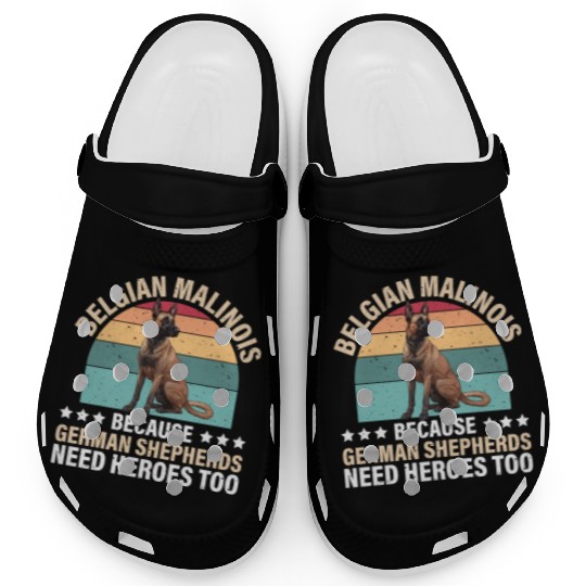 BELGIAN MALINOIS GERMAN SHEPHERDS NEED HEROS TOO Clogs