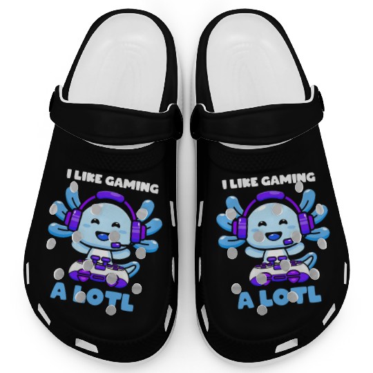 Gaming, Axolotl, Gaming, Video Game, Unicorn Gamer Clogs