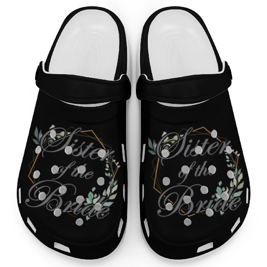 Wedding Bridal Shower Bride Sister of the Bride Clogs