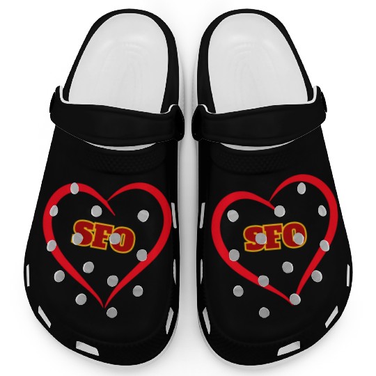 SFO - San Francisco call letters Clogs