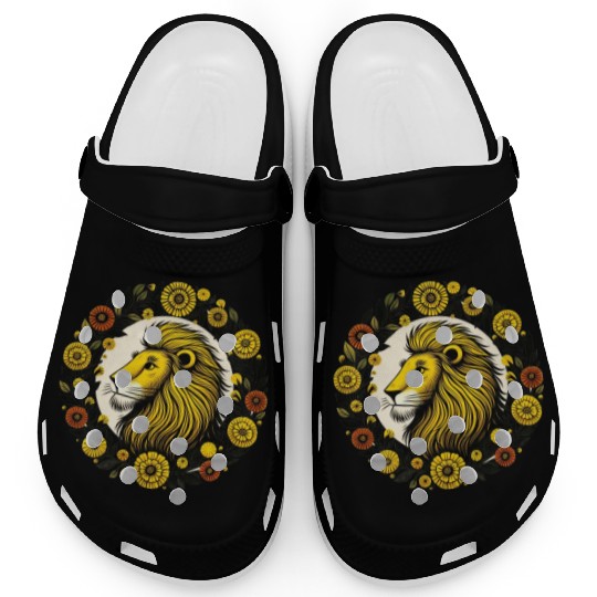 Marigold Leo Lion Clogs