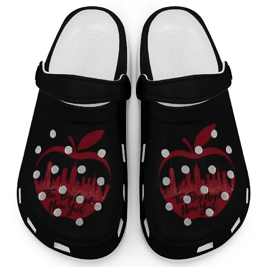 NYC Skyline Apple: Creative Clogs