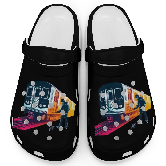 AI Teen at Subway Layup Masked Clogs