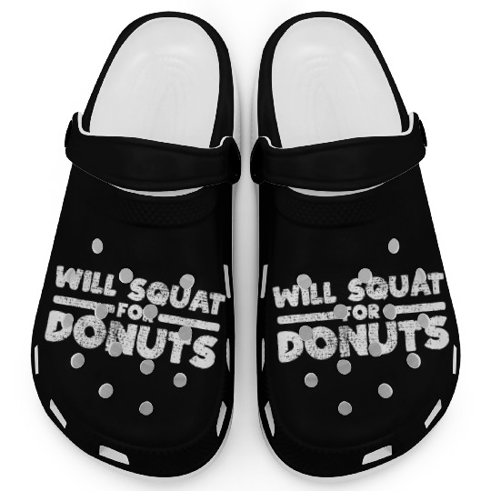 Donut Squat Hilarious Gym Workout Inspiration Clogs