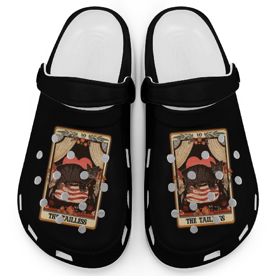 The Tailless Tarot Card Manx Cat Lover Manx Cat Clogs