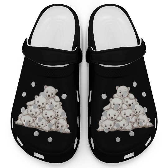Pile of Baby Polar Bears Clogs