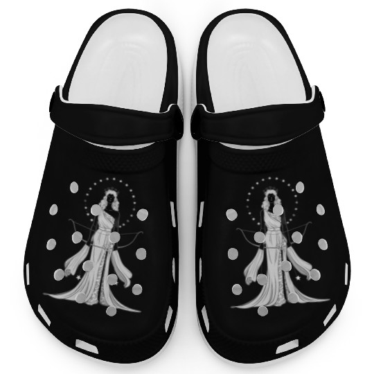 Greek moon goddess Artemis Clogs