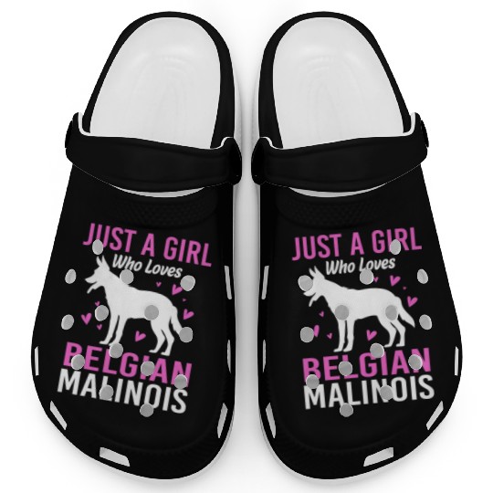 Just A Girl Who Loves Belgian Malinois Clogs
