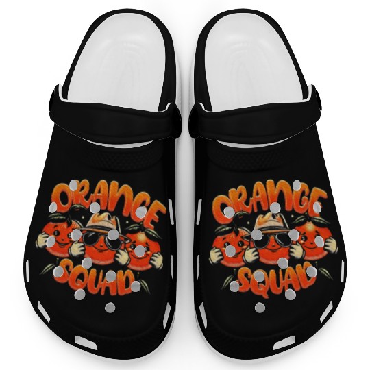 Orange Citrus Fruit Lover Orange Squad Meme Clogs