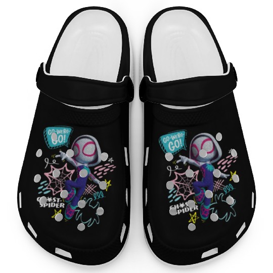 Marvel Spidey And His Amazing Friends Ghost Spider Clogs