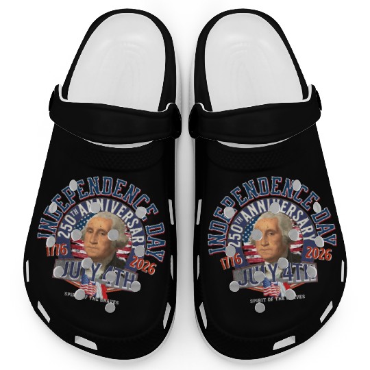 Independence Day 250th Patriot Portrait Clogs