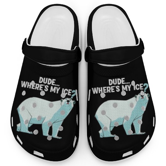 Best Polar Bear Design Polar Bear Lover Clogs