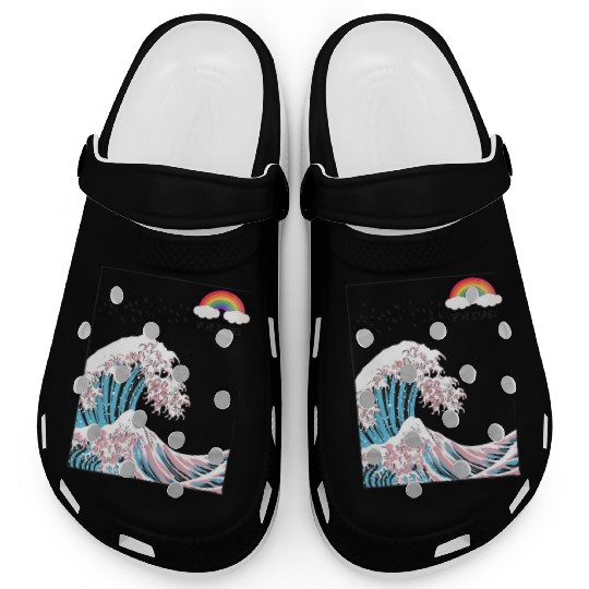 Dare to be Yourself - Trans LGBT Colors in the Clogs