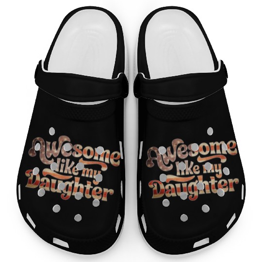 4th Of July US Flag Awesome Like My Daughter Clogs