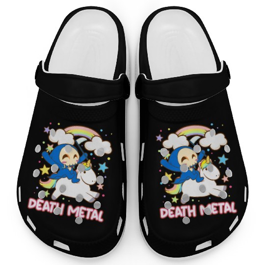 Goth Rock Satan Unicorn Festivals Death Metal Clogs