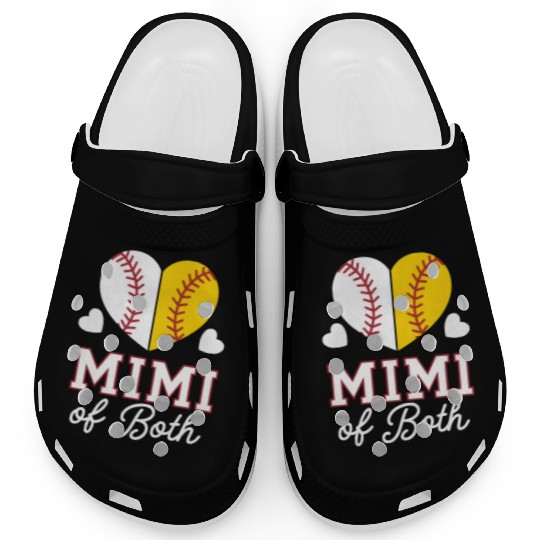 Baseball Grandma Grandmother Grandparents Day Clogs