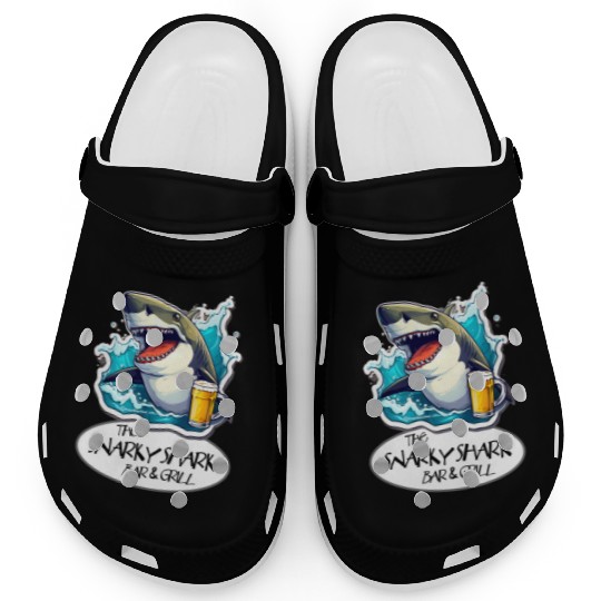 The Snarky Shark Bar & Grill Clogs