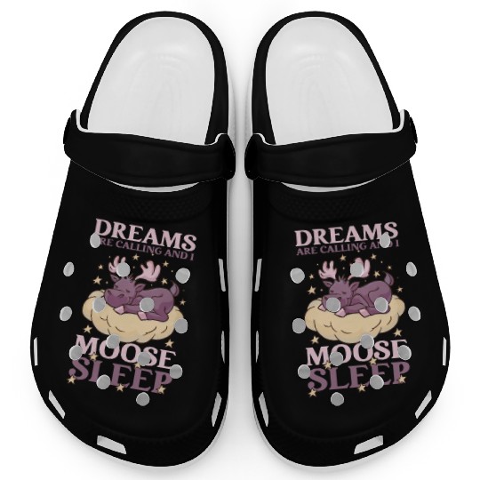 Dreams Are Calling Youth Cute Moose Clogs