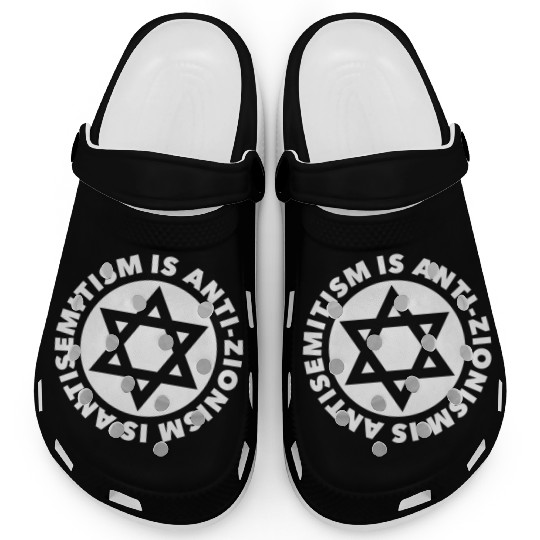 Calling It Out – Star of David (White) Clogs