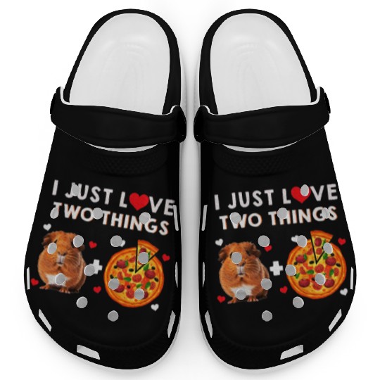 Guinea Pig Pizza Lover Furry Potato Piggy Clogs