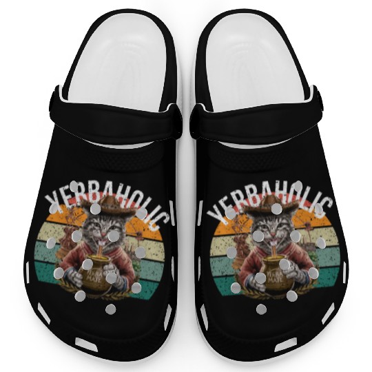 Yerba Mate Cat - Embrace the Yerbaholic Lifestyle! Clogs