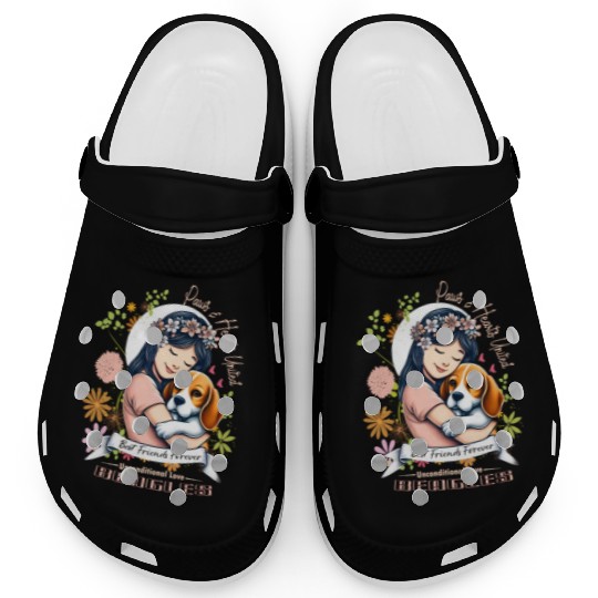 best friend forever my beagle Clogs