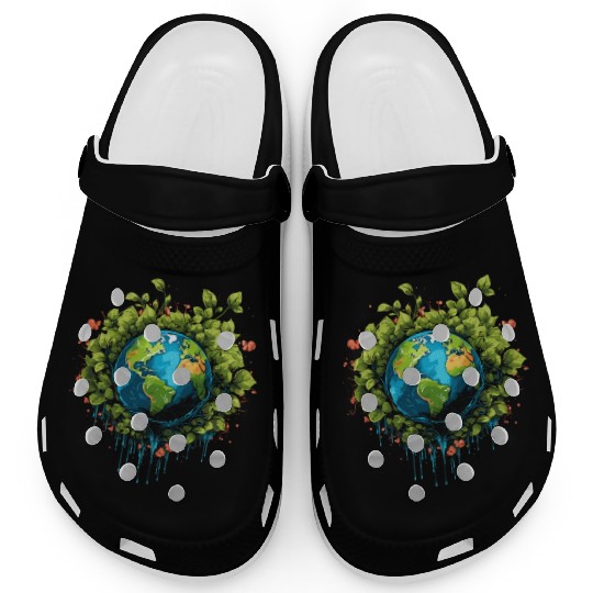 Respect Your Mother Earth Day Save Our Planet Clogs
