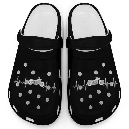 Funny Motorcycle Design Lovers Clogs