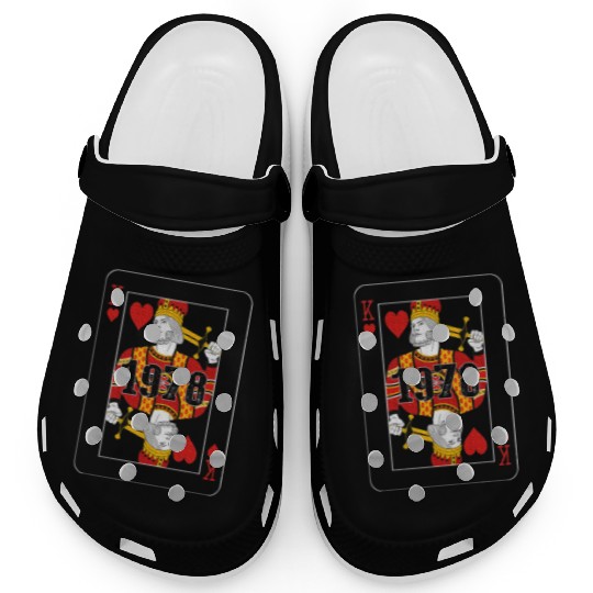 King Cards Poker 1978 Year Old Limited Birthday Clogs