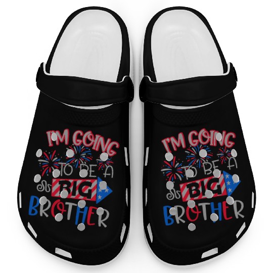 Big Brother Funny 4th Of July Independence Day Clogs