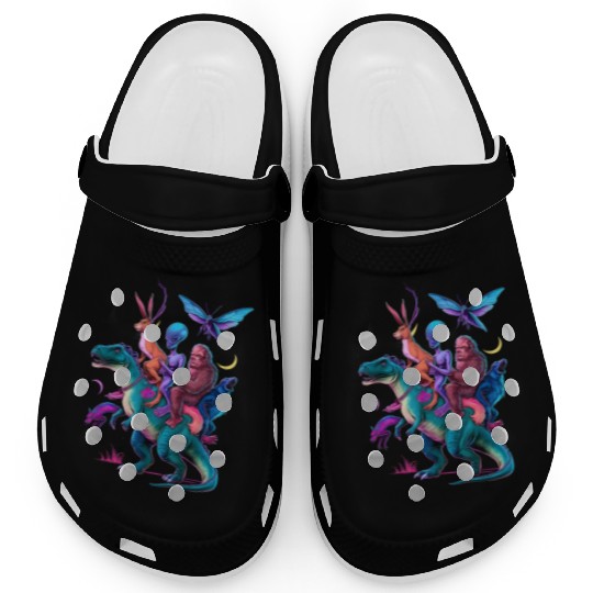 Cryptozoology Cryptid Bigfoot Jackalope Mothman Clogs