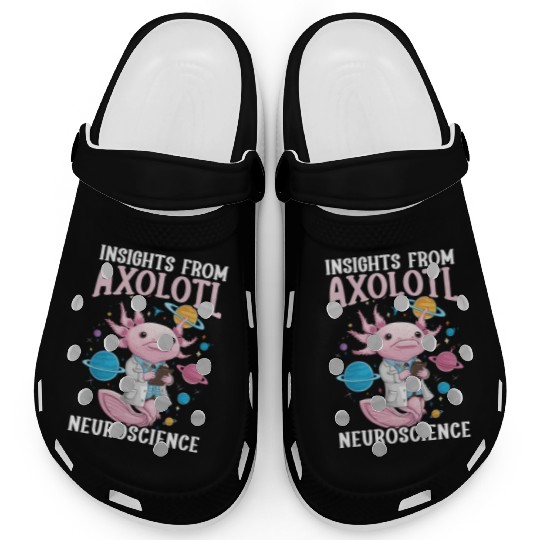 Axolotl Science Teacher Mexican Salamander Clogs