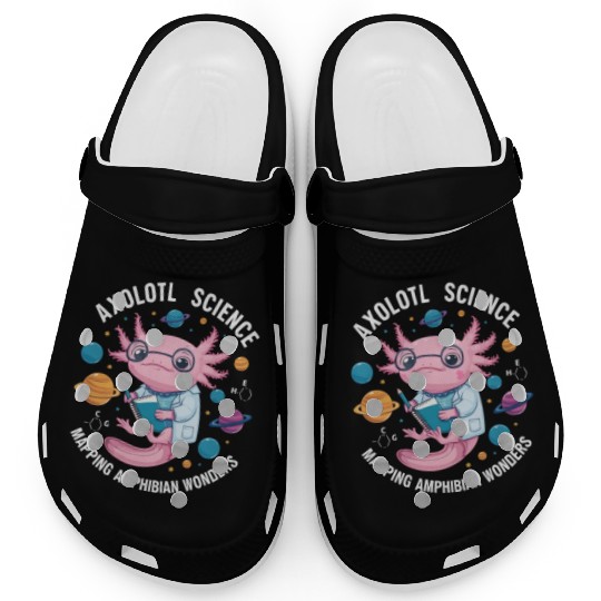 Axolotl Science Teacher Mexican Salamander Clogs