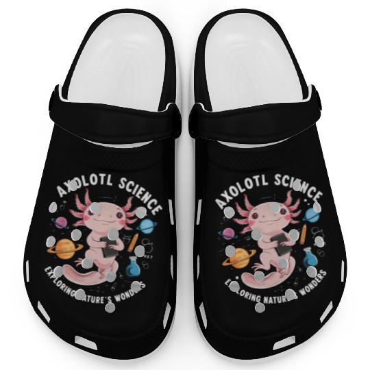 Axolotl Science Teacher Mexican Salamander Clogs