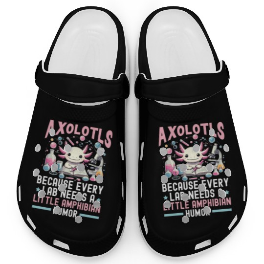 Axolotl Science Teacher Mexican Salamander Clogs