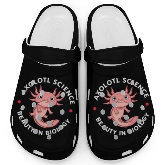 Axolotl Science Teacher Mexican Salamander Clogs