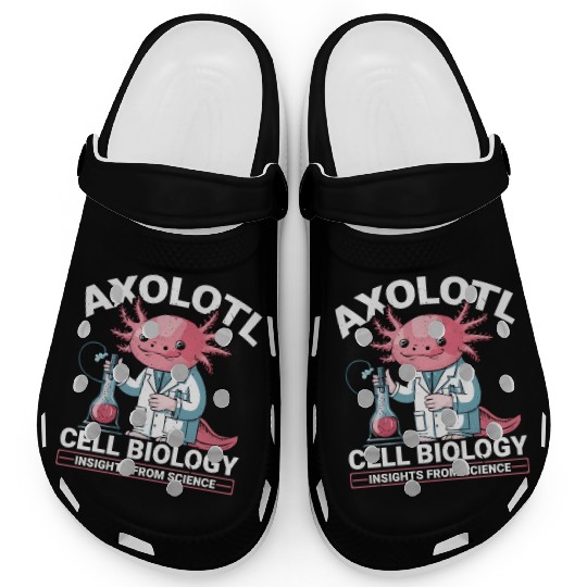 Axolotl Science Teacher Mexican Salamander Clogs