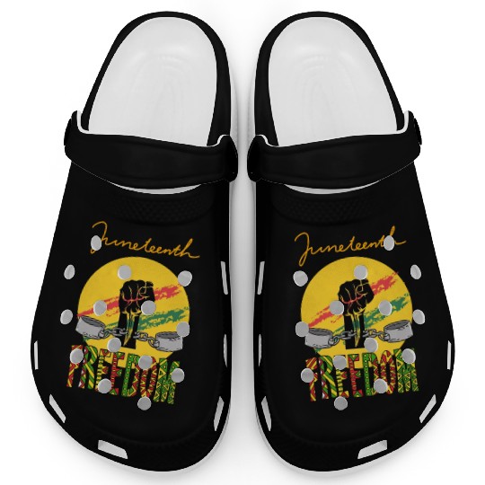 JUNETEENTH FREEDOM APPAREL Clogs