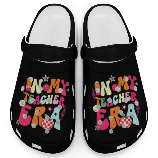 In My Teacher Era Teacher Clogs