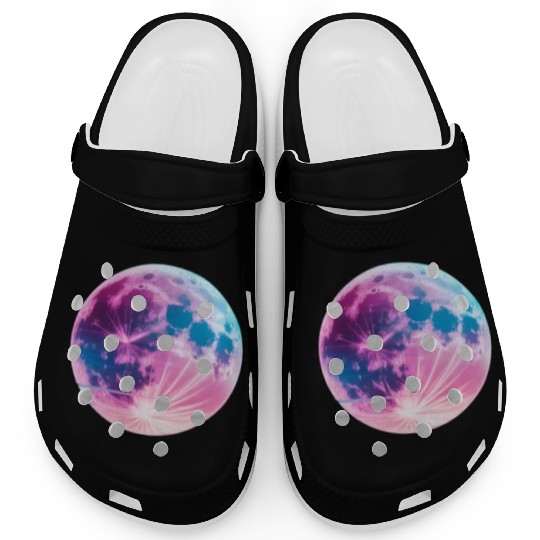 Synthwave moon Clogs