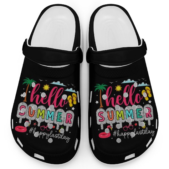 Happy Last Day of School Teacher Clogs