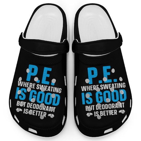 PE Teacher Art Gym Teacher Appreciation Clogs