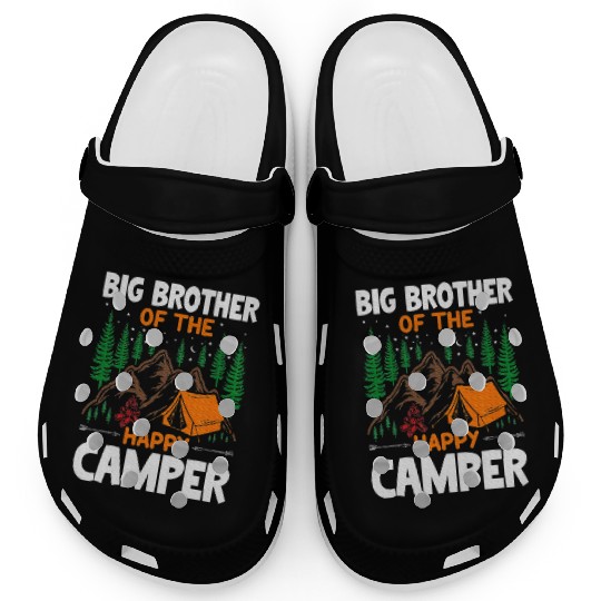 Big Brother of The Happy Camper Hiking Lover Clogs