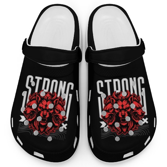 strong lion 1 Clogs