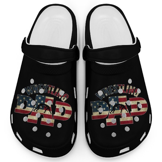 Wrestling Dad Gifts American Clogs